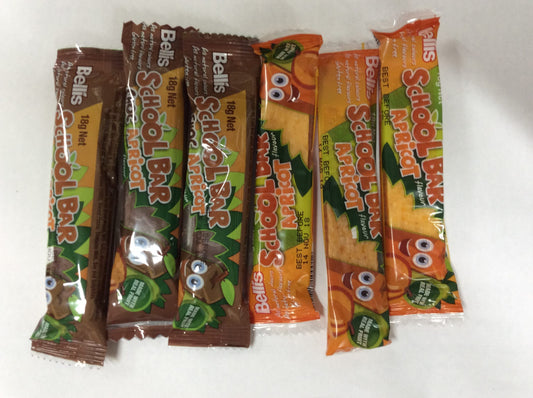 Bellis School Bars - Choc Apricot