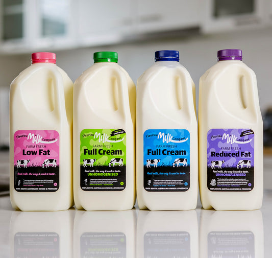 Fleurieu Milk Company - Reduced Fat Unhomogenised Purple Lid